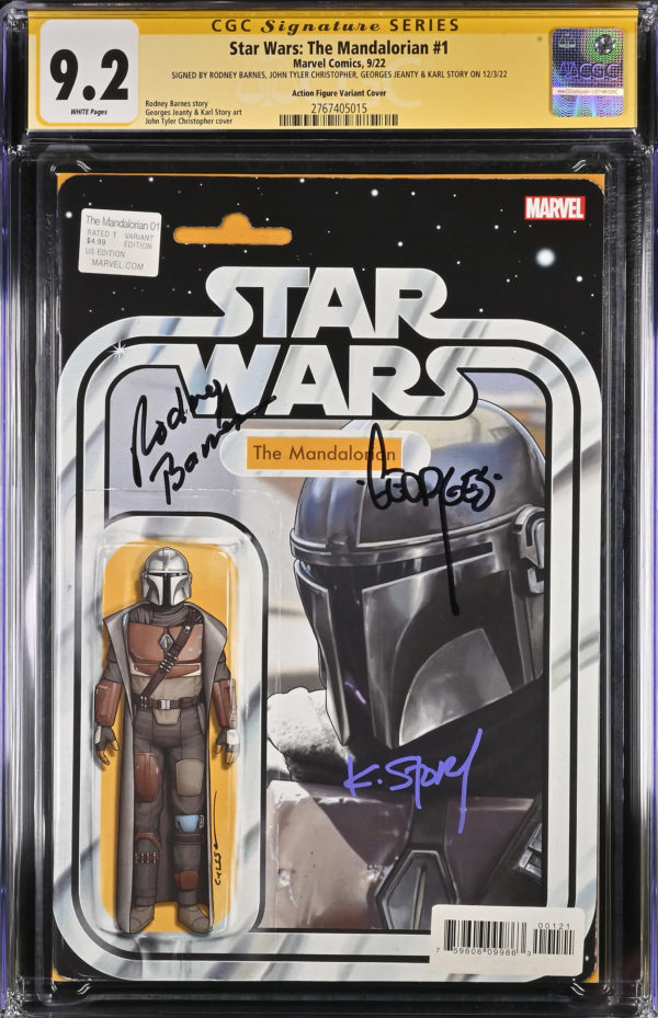 Star Wars: The Mandalorian #1 - Action Figure Variant Cover