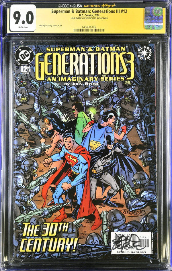 Superman & Batman: Generations III #12 - Firma JOHN BYRNE