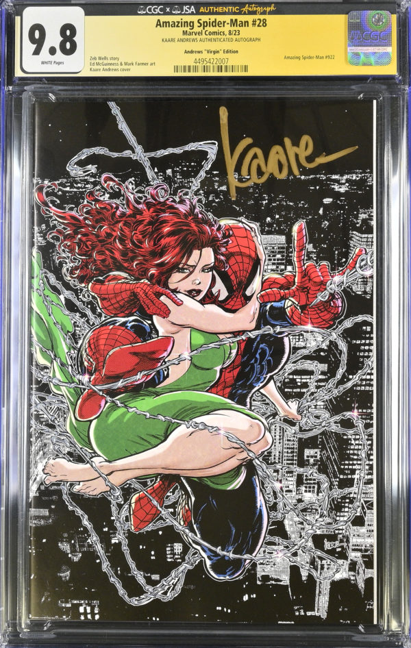 Amazing Spider-Man #28 - Firmado Kaare Andrews