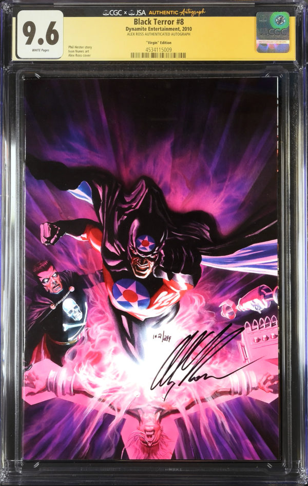 Black Terror #8 - Firmado Alex Ross